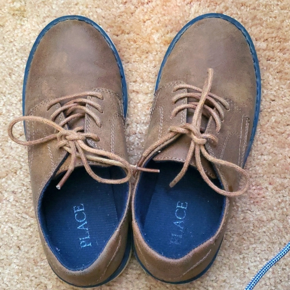 Little Boy Brown Dress Shoes Size 2